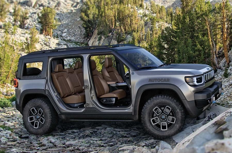 The Jeep Recon could be offered with a 600bhp electric powertrain, together with removable doors and the option of hybrid power when it arrives in 2025 buff.ly/4aSq48l