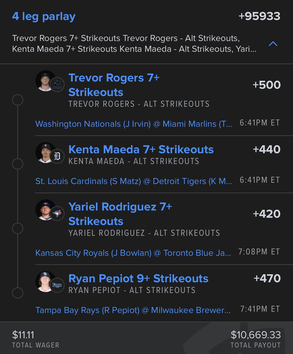 Tomorrow Will Be Raining Strikeouts☔️🏟️ Roll With Me Not Against Me 🎲 #GamblingX #RollWMe #MLB