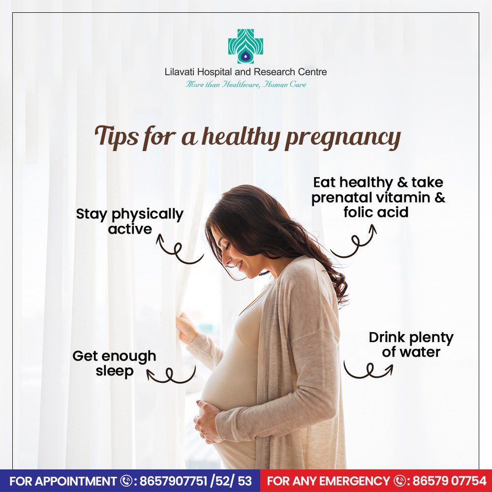 Here are some essential tips to ensure a healthy pregnancy with Lilavati Hospital.

#LilavatiHospitalBandra #TertiaryCareHospital #Mumbai #HealthyPregnancy #PregnancyTips #MaternalHealth #LilavatiHospital #ExpectingWellness