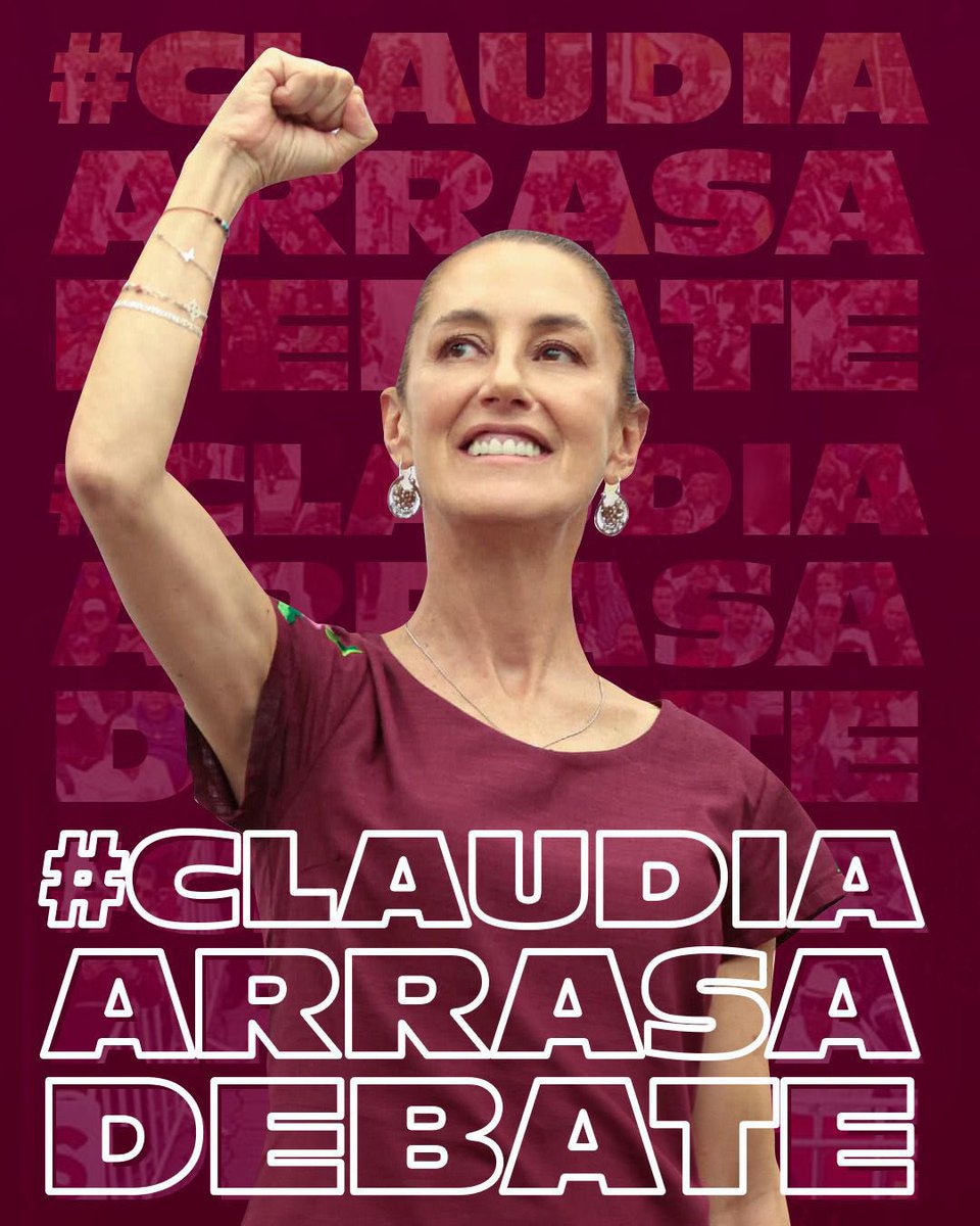 #ClaudiaArrasaDebate