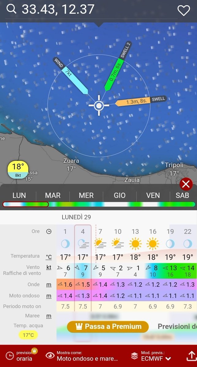 29.04.2024 #GeoBarents continua a navigare a velocità 
ridotta e a circa 30nm dalla costa libica in modo da favorire l'arrivo  in zona delle bare galleggianti.  meteo in miglioramento