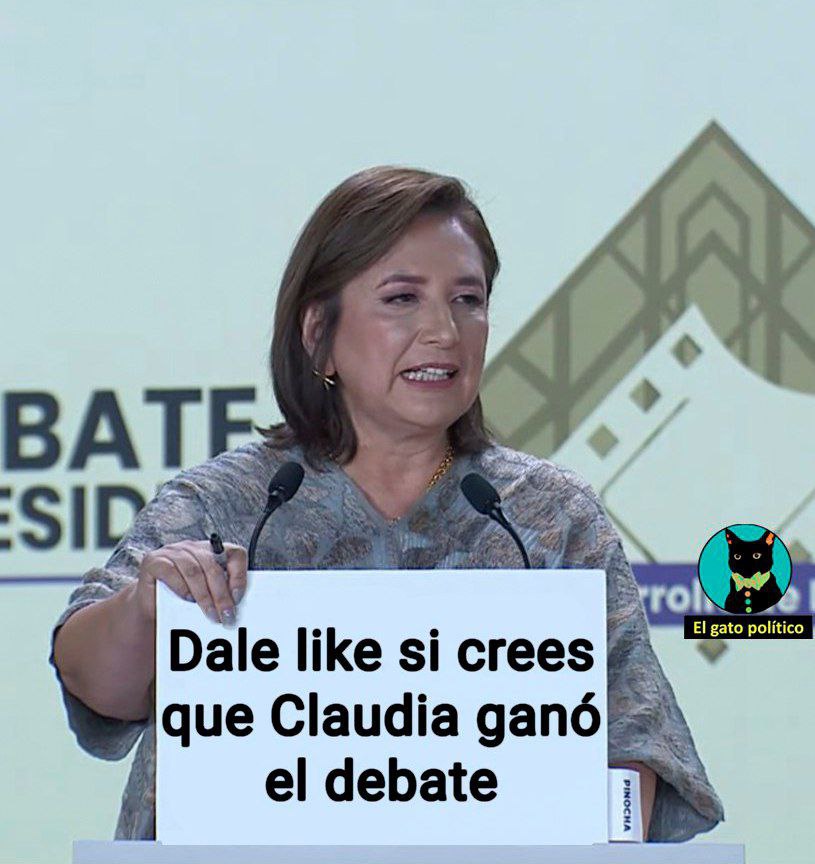 ¿Quién más, mexicanos? 🙌 💃🥁
#ClaudiaArrasaDebate #ClaudiaArrasa #DebateINE