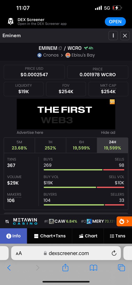willvargo80's tweet photo. This is Dope AF!!! $EMINEM LFG!!!🚀🚀🚀 https://t.co/srttkaC5GP