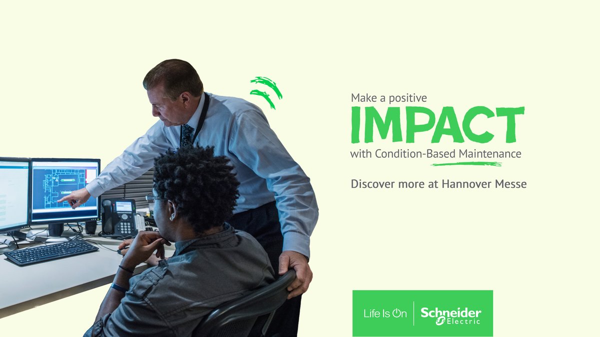 Looking for ways to reduce unplanned downtime and optimize performance? Join us at Hannover Messe 2024 spr.ly/6013bACX5 and read the white paper to discover how condition-based maintenance can help. spr.ly/6014bACXg 

#HM24 #ImpactStartsWithUs #LifeIsOn