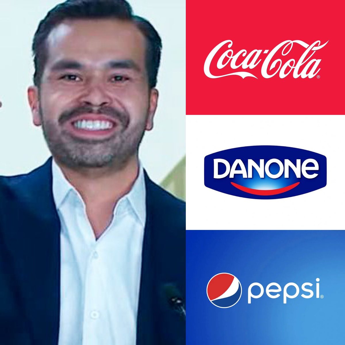 En el debate presidencial de esta noche, Jorge Máynez mencionó el tema del agua en México y dijo que es un problema de desigualdad y se metió con empresas como Coca-Cola, Pepsi y Danone.