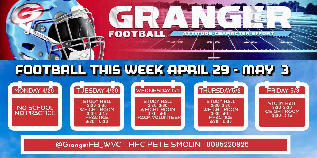 Granger Football tweet media