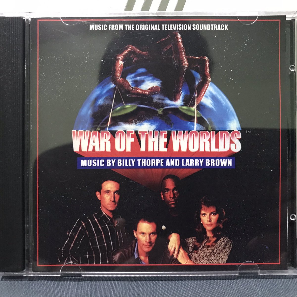 Now this was a cool find at an HPB in Dallas: a bootleg soundtrack CD for the 1988 WAR OF THE WORLDS tv series. I’ll never get over the 2nd season retooling that introduced pre-HIGHLANDER Adrian Paul and killed off its two minority characters Col. Ironhorse and Norton Drake.