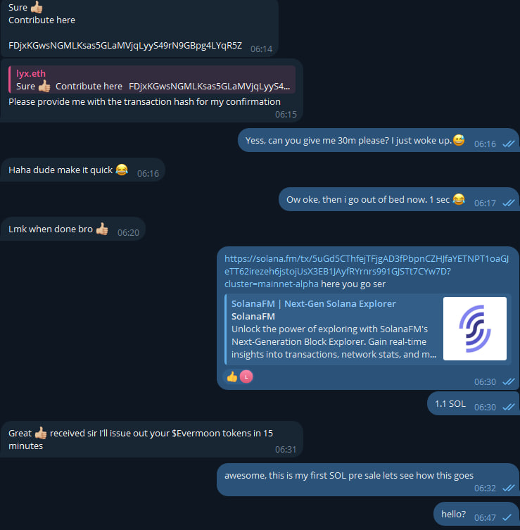 Mr_Toe88's tweet photo. @vasavj @CRYPTO_WOLF_OF @lukso_io @feindura Watch me take this project off of Kucoin. They dont do business with scammers. :) https://t.co/tabyd8NmHD