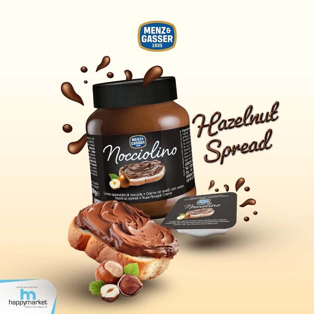 A delicious creamy and chocolaty Hazelnut spread!
