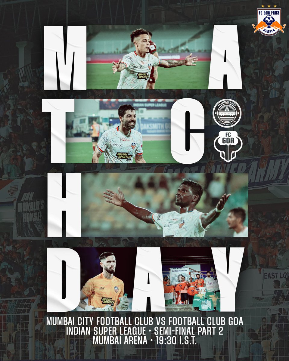 It's Show time 🤍💪

#FCGoa #MCFCFCG #FCG #ForcaGoa #ISL #FCGoaFansKerala #IndianFootball