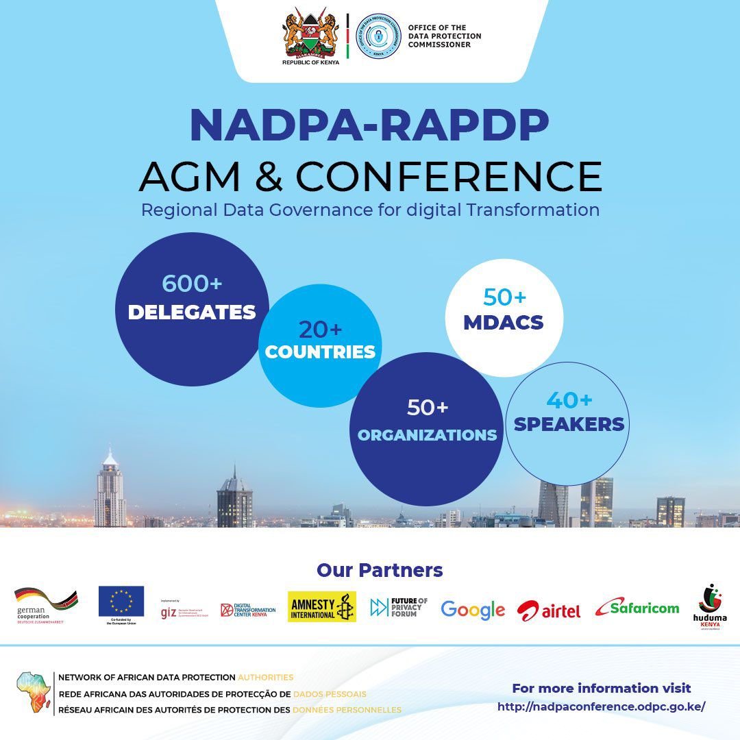Through collaborative efforts, the conference aims to foster a conducive environment for innovation and investment in data-driven technologies while safeguarding individuals' privacy rights. #NADPAConference24 Data ProtectionKE @ODPC_KE