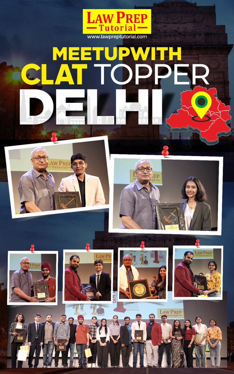 lawpreptutorial's tweet photo. 🌟 Meetup with #CLAT toppers in various cities, as we make history! Over 10,000 students attended these events across 9 cities, witnessing the success stories of our top achievers in #CLAT 2024. Here's to inspiring a generation of legal luminaries! #CLAT2024 #LawPrepTutorial https://t.co/bJiAPQZD8t