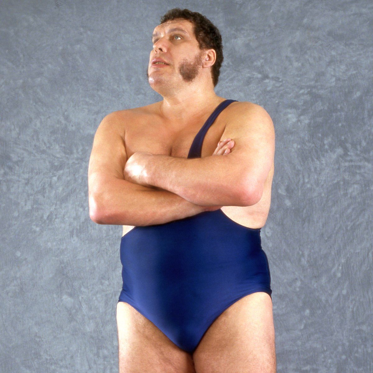 📷 WWF studio shot of the day - Andre the Giant. 📸 Photo from 1990. #WWF #WWE #Wrestling #AndretheGiant