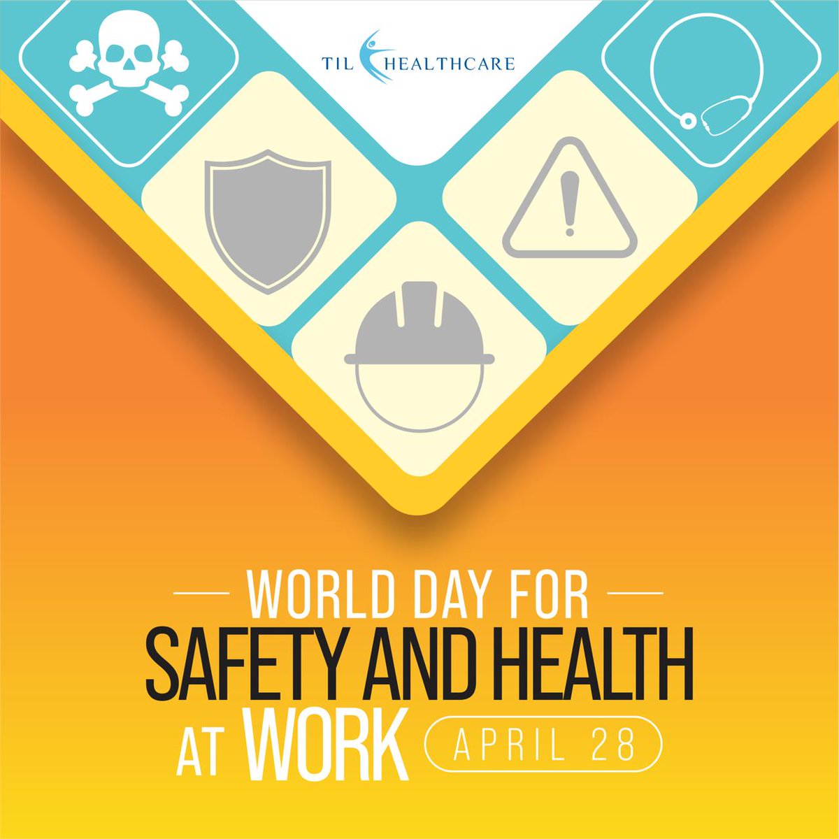 Prioritizing safety at work ensures a healthier, happier workforce. Let's commit to creating safer workplaces for all. #WorldSafetyDay #Tilhealthcare #Safetyatwork #healthymind #Health #work #Pharmacutical #pharmamarketing
