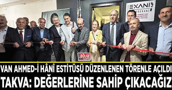 Van Ahmed-i Hânî Estitüsü düzenlenen törenle açıldı TAKVA: DEĞERLERİNE SAHİP ÇIKACAĞIZ bolgegazetesivan.com/van-haber/van-… @NecdetTakva @vantsokurumsal