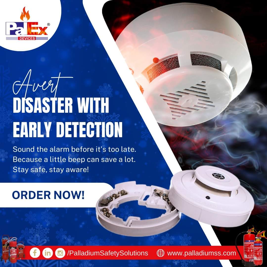 Avert Disaster with Early Detection

Sound the alarm before it's too late. Because a little beep can save a lot. Stay safe, stay aware!

#Palex #PalladiumSafetySolutions #FireSafetySolutions #FireSafety #fireprevention #FireProtection #FireDetection #SmokeDetector