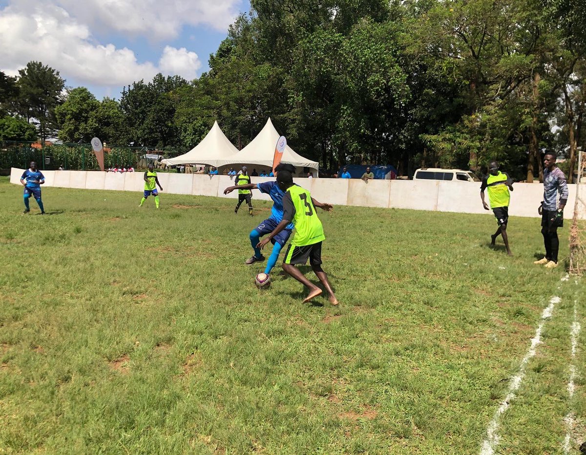 Over the weekend, we headlined the @incpart 5th year anniversary held at Kyambogo university pitch in a four team thriller that was won by Red Angels, followed by strong spirits, Kyambogo university in 3rd place and Kireka community. #blindfootballuganda