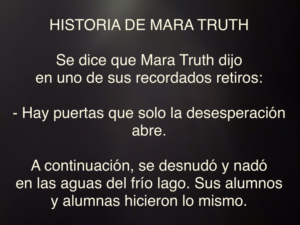 #HistoriaDeMaraTruth #Espiritualidad #Autoconocimiento #Desesperación #CrecimientoPersonal #DesarrolloHumano #Buscadores #Buscadoras #Finders #Pasos #Camino #MaraTruth 🕸

HISTORIA DE MARA TRUTH

Se dice que Mara Truth dijo en uno de sus recordados retiros:

- Hay puertas 👇🏼👇🏼👇🏼