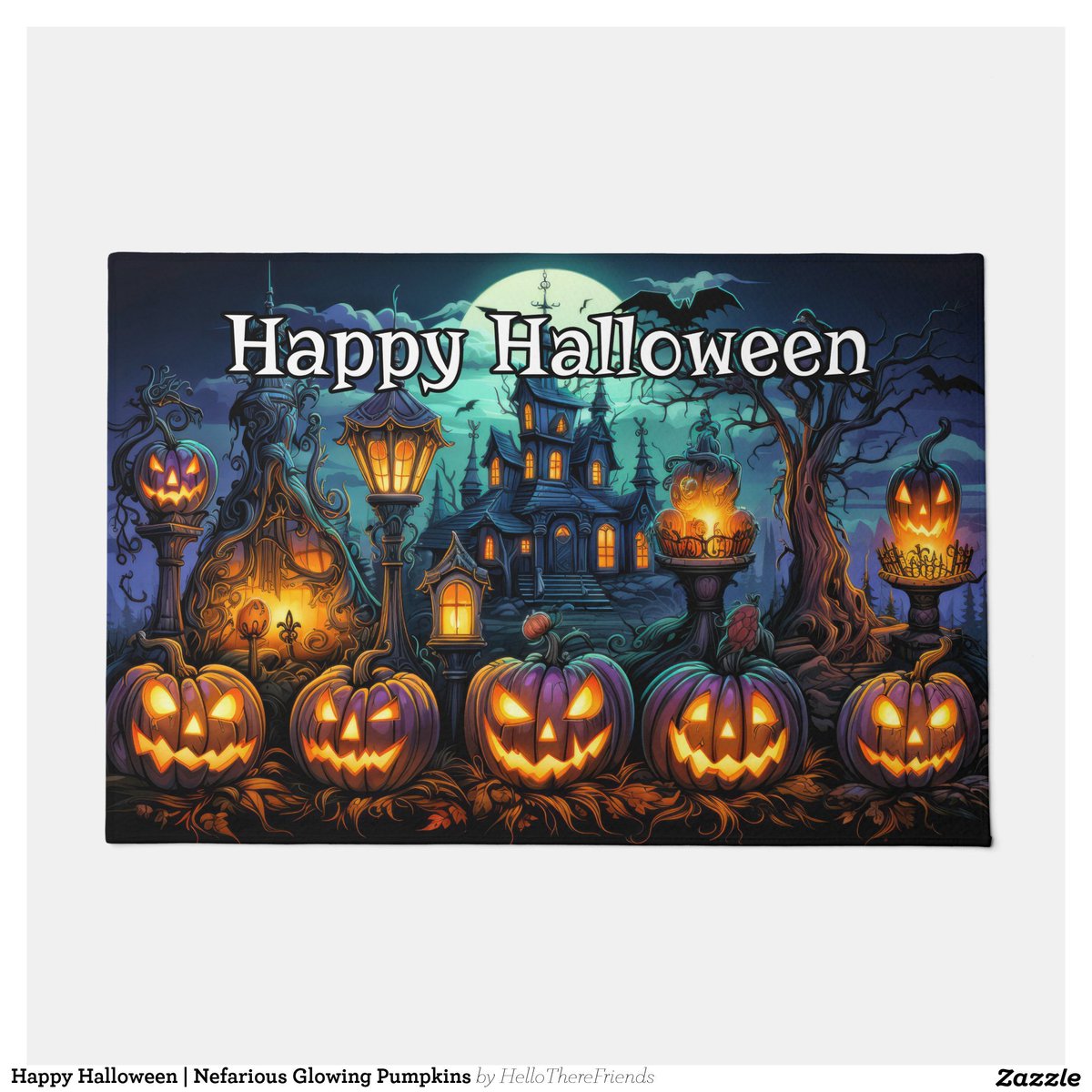 Happy Halloween | Nefarious Glowing Pumpkins Doormat→zazzle.com/z/a74fedgl?rf=…

#WelcomeMat #WelcomeDoormat #HappyHalloween #Halloween2024 #TrickOrTreat #HauntedHouse #HomeDecor #HolidayDecor #Zazzlemade