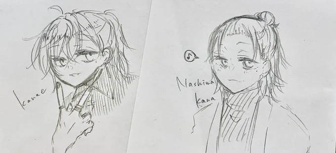 あまりにも絵が描けなさすぎて一旦アナログで練習

なんとか周年絵を描きたい…!! 