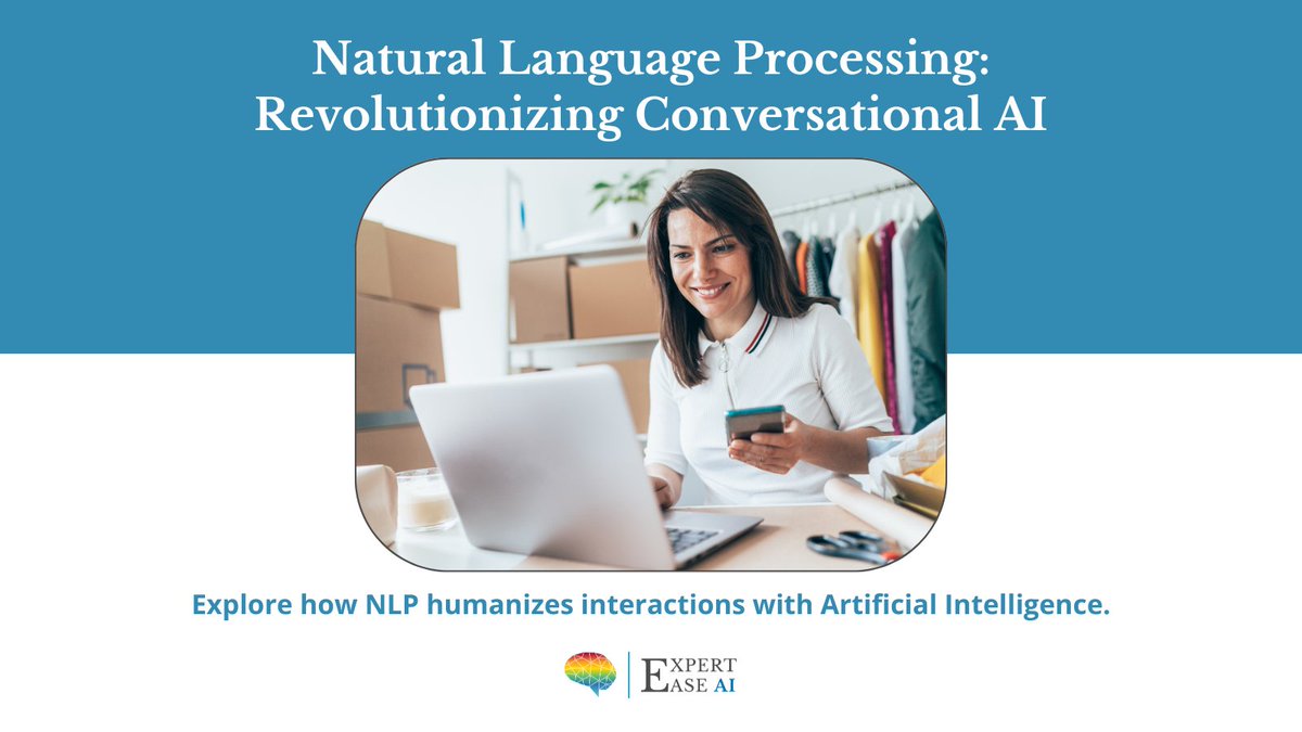 Discover the magic of NLP-driven #ConversationalAI
✔️ Understanding Intent
✔️ Handling Complex Queries
✔️ Continuous Learning
✔️ Multilingual Support

Ready for smarter conversations? Find out more → ExpertEaseAI.com

#NLPMagic #HumanLikeAI #SmartChatbots #ExpertEaseAI