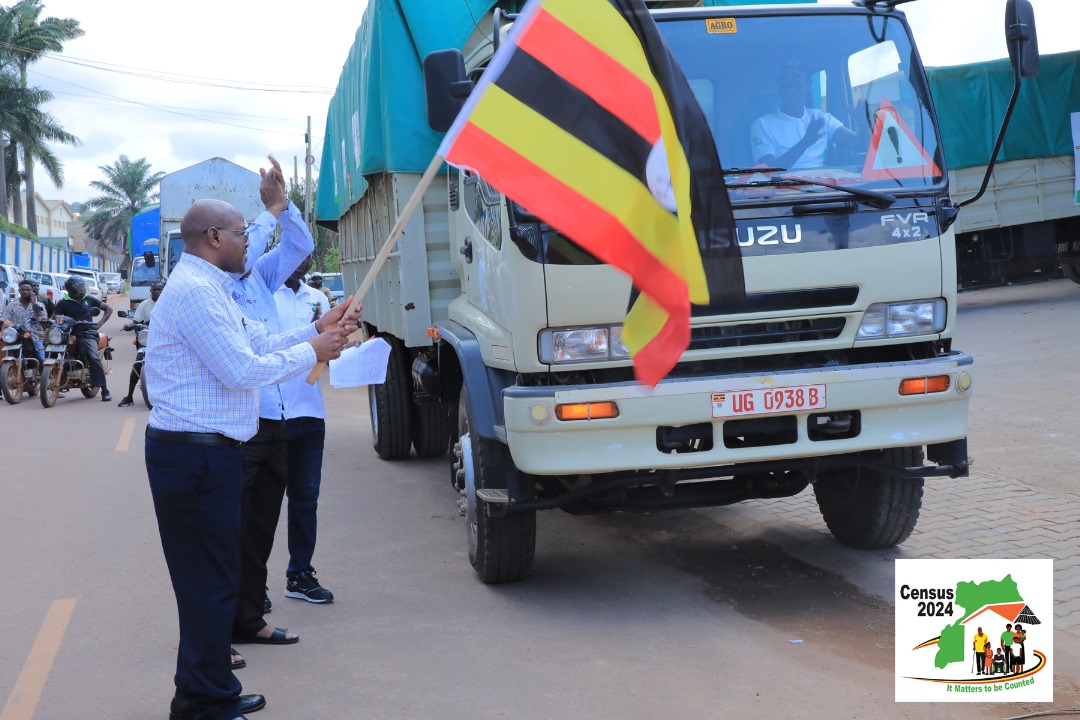 On Saturday, state minister for planning Amos Lugoloobi flagged off the first set of consignments for #UgandaCensus2024 materials that were dispatched to Gulu district, Gulu city, Apach, Alebtong, Amolatar and Otuke. Masaka, Lugogo, Namboole be ready and be counted.