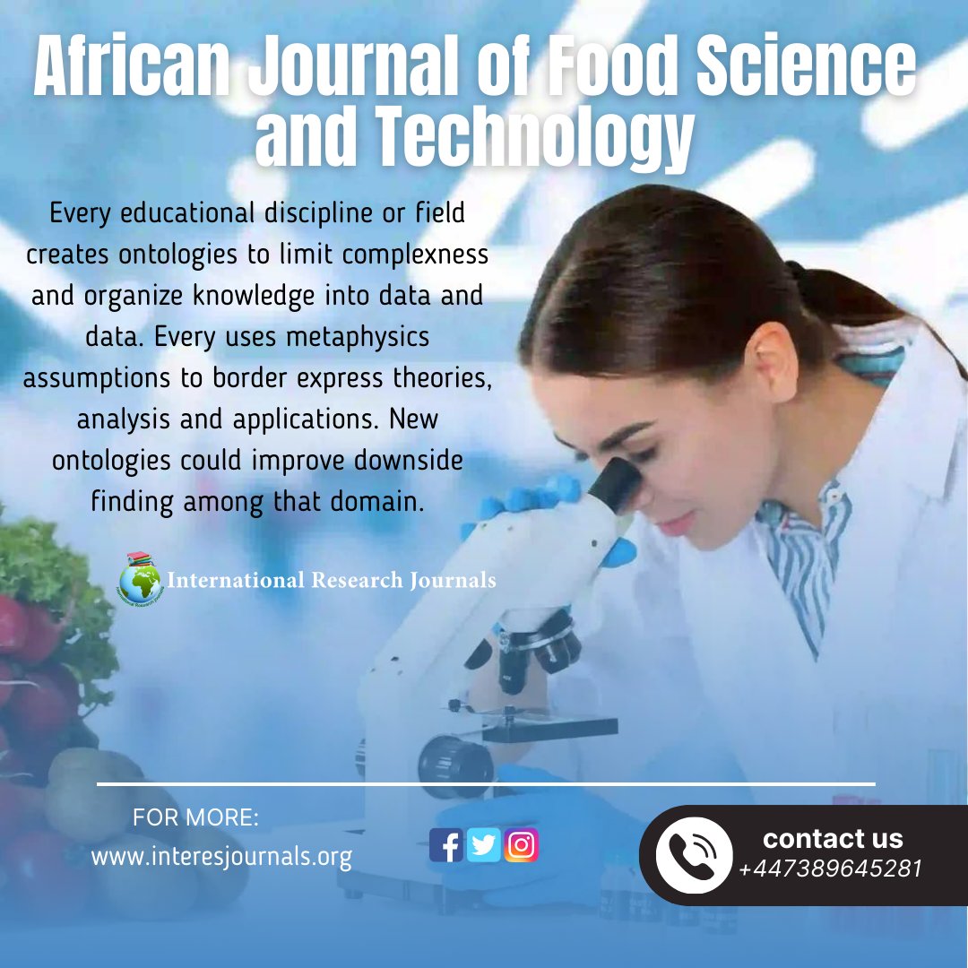 Calling all experts in Food Science and Technology! Share your research and insights with our readers. Submit your articles today!
#viralvideo #Germany #Nutrition #FoodSafety #Foodie #foodprocessing #Foodmicrobiology
#Foodchemistry #sensoryprocessingdisorder #authorscommunity