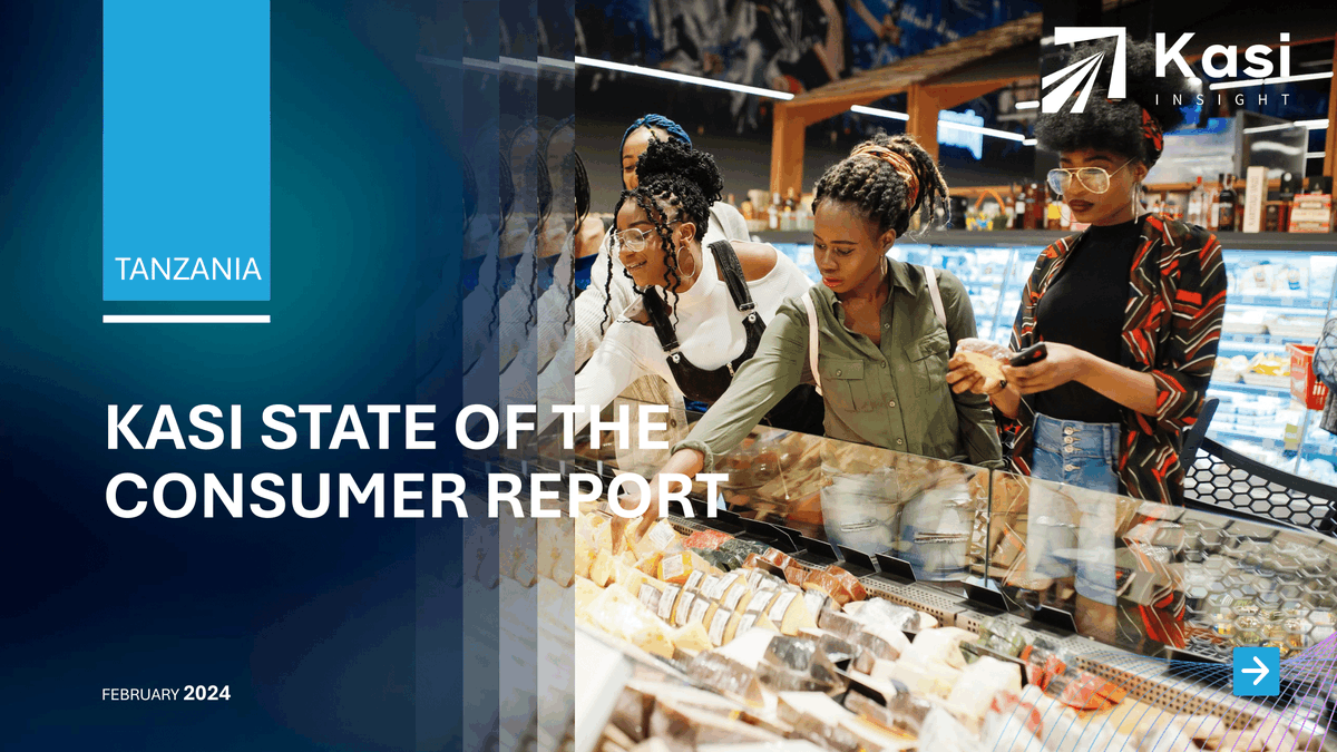 🇹🇿 Unleash Tanzania's Consumer Trends in 2024! Download the Kasi State of the Consumer Report
 Marketing leaders need a competitive edge. Gain a deep understanding of Tanzania's consumers kasiinsight1.wixsite.com/kasi/tanzania-… #KasiInsight #Tanzania #ConsumerTrends