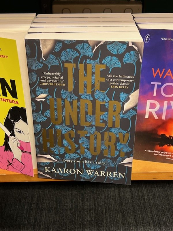 The new novel from the wonderful @kaaron_warren on the shelves of the equally wonderful @pulpfictionbks - you know you need this book.