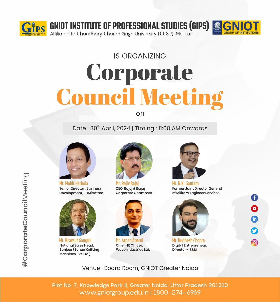 GNIOTCollege's tweet photo. Prepping for a key academic event at GNIOT. Corporate Council Meeting marks a milestone. Leaders shaping our future, bridging industry and academia. Join us, shaping brighter futures! #GNIOT #GIPSExcellence #CorporateLeadership #AcademicEnvironment #BrighterFuture https://t.co/Smso5Q9UP1