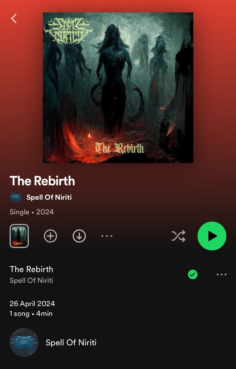 Give this single a listen: The Rebirth open.spotify.com/album/6oWwK8Sf…