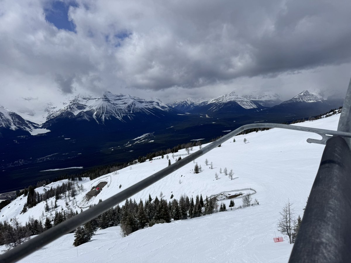 Ski hills in the kootenays are closed, but you can still find snow if you skin up.

This weekend though we hit Lake Louise, which “Kootenays adjacent” - the BC border is right behind the mountains that for the backdrop to the lake.