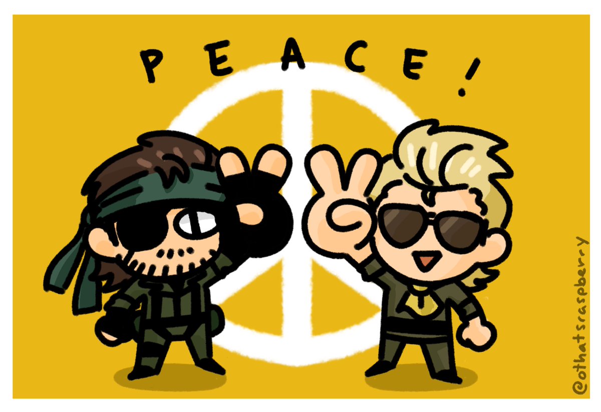 happy bd peacewalker, thank you for my favorite idiots #mgs