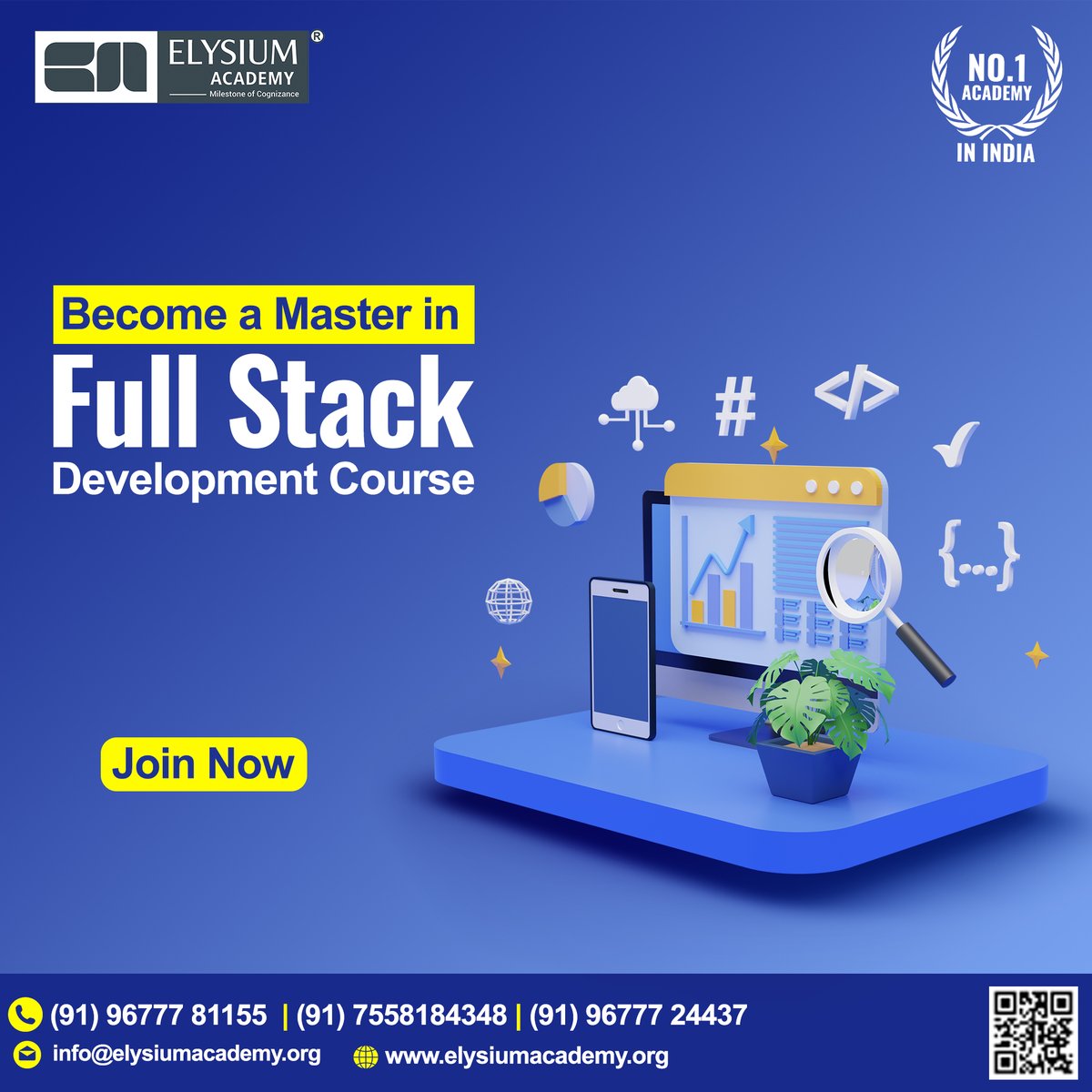 Change Your DREAM💭 to REALITY🧑‍💻 Become a #FullStackDeveloper #elysiumacademy #no1academy #tesbocourse #jobassurane #itcareer #it #itjobs #coding #job #technology #informationtechnology #programming #cloudcomputing #networkengineer #programmer #techjobs #networksecurity