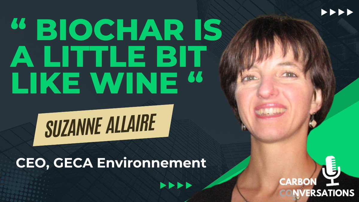 🎙️ New Episode Alert! Dive into the latest #CarbonConversations podcast where Matt Rickard and Suzanne E. Allaire, CEO of GECA Environnement, delve into the world of carbon removal. watch at the links below: youtube.com/watch?v=AfOv5d… #ClimateChange #Sustainability