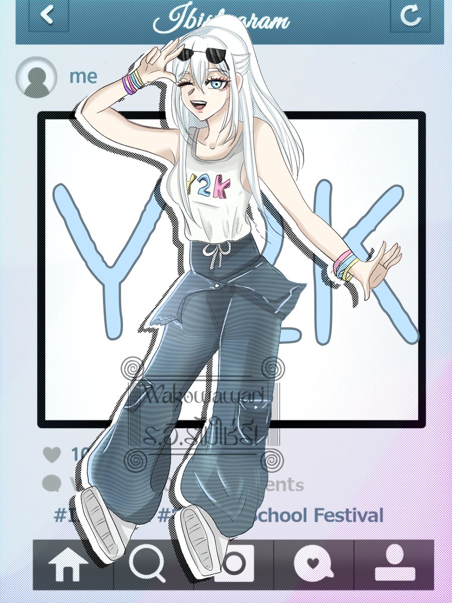 Y2K Style 📸 
Ver.emma 💗💙
♡-☆-♡-☆-♡-☆-♡-☆-♡-☆-♡
#y2k #y2kstyle #art #oc #Y2kart #emmalovenacht