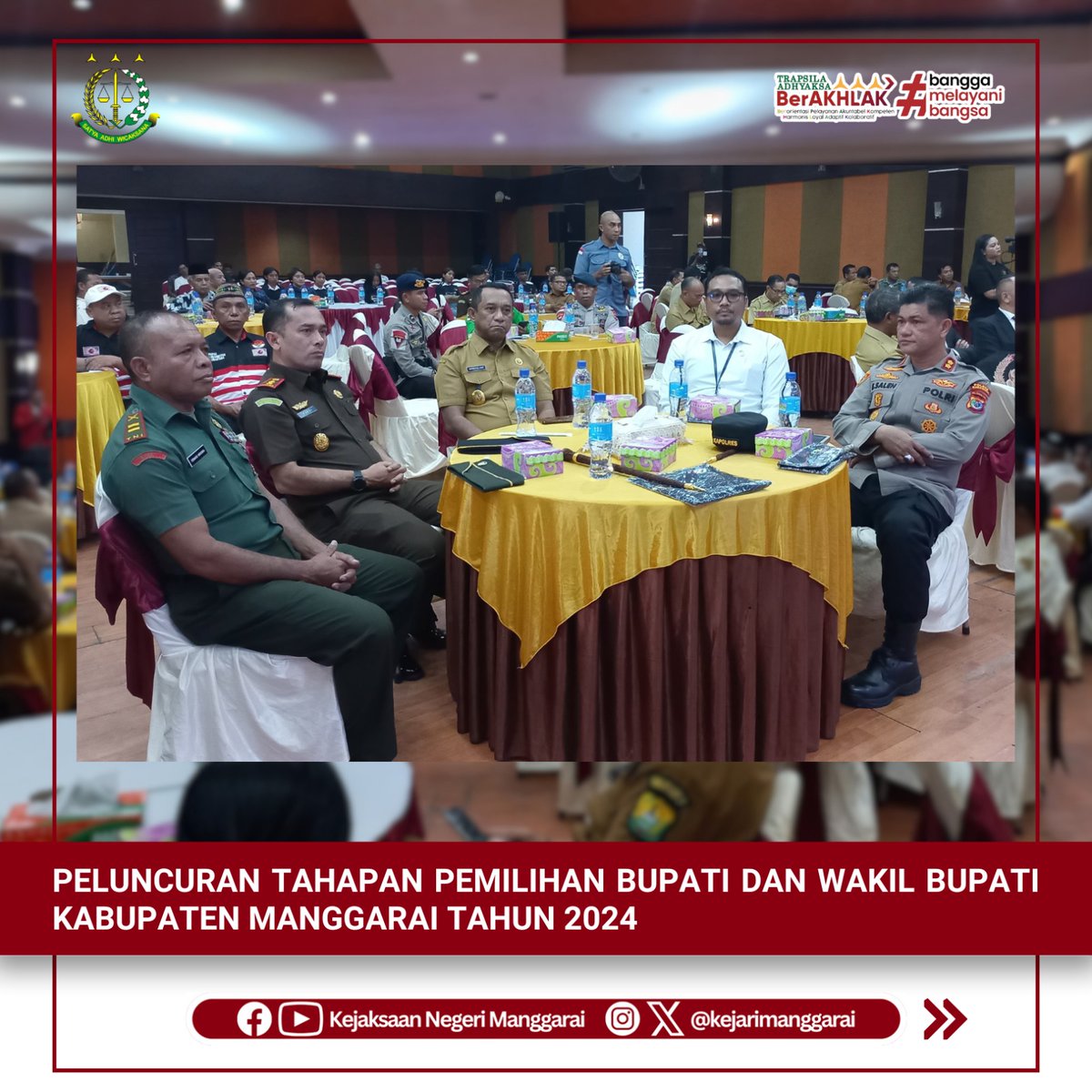 #JaksaAgungRI #WakilJaksaAgungRI #Waja #kejaksaanri #jaksaagung #jaksa #jaksaprofesional #jaksasahabatmasyarakat #kejaksaantinggi #kejaksaannegeri #terusbergerakdanberkarya #adhyaksa #trapsilaadhyaksa #banggamelayanibangsa #kejamruteng #ruteng