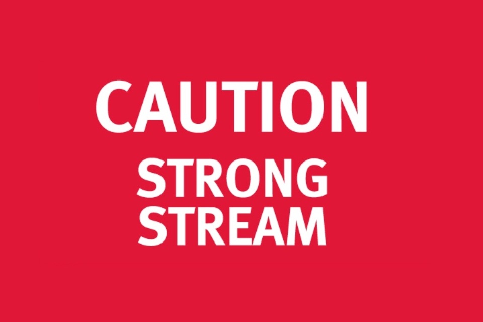 #Thames Red Strong Stream warning for #Chertsey, #Shepperton, #Sunbury, #Molesey, #Teddington reaches  #boating