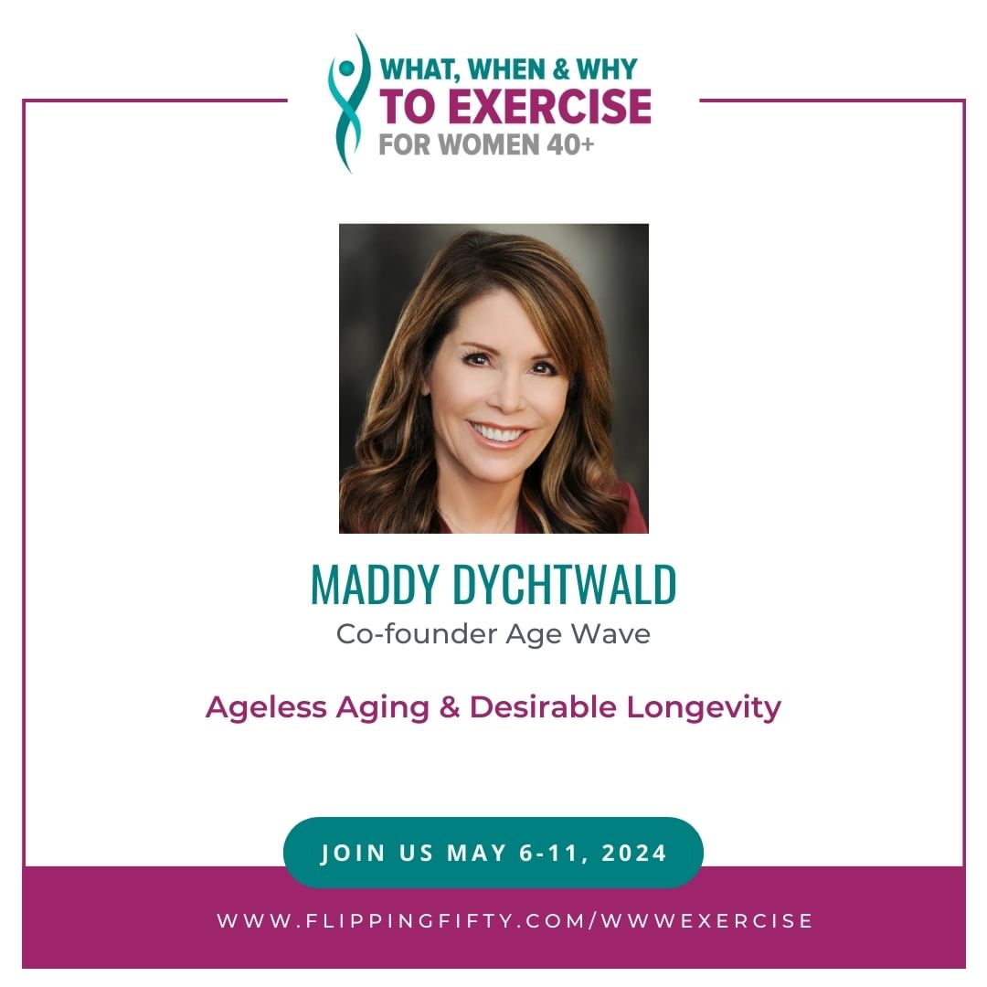 I’m thrilled to share that I’ll be participating in the 'What, When & Why To Exercise For Women 40+: Older, Stronger, Bolder' Summit! @Flipping50TV Mark your calendars 📅May 6-11, 2024
