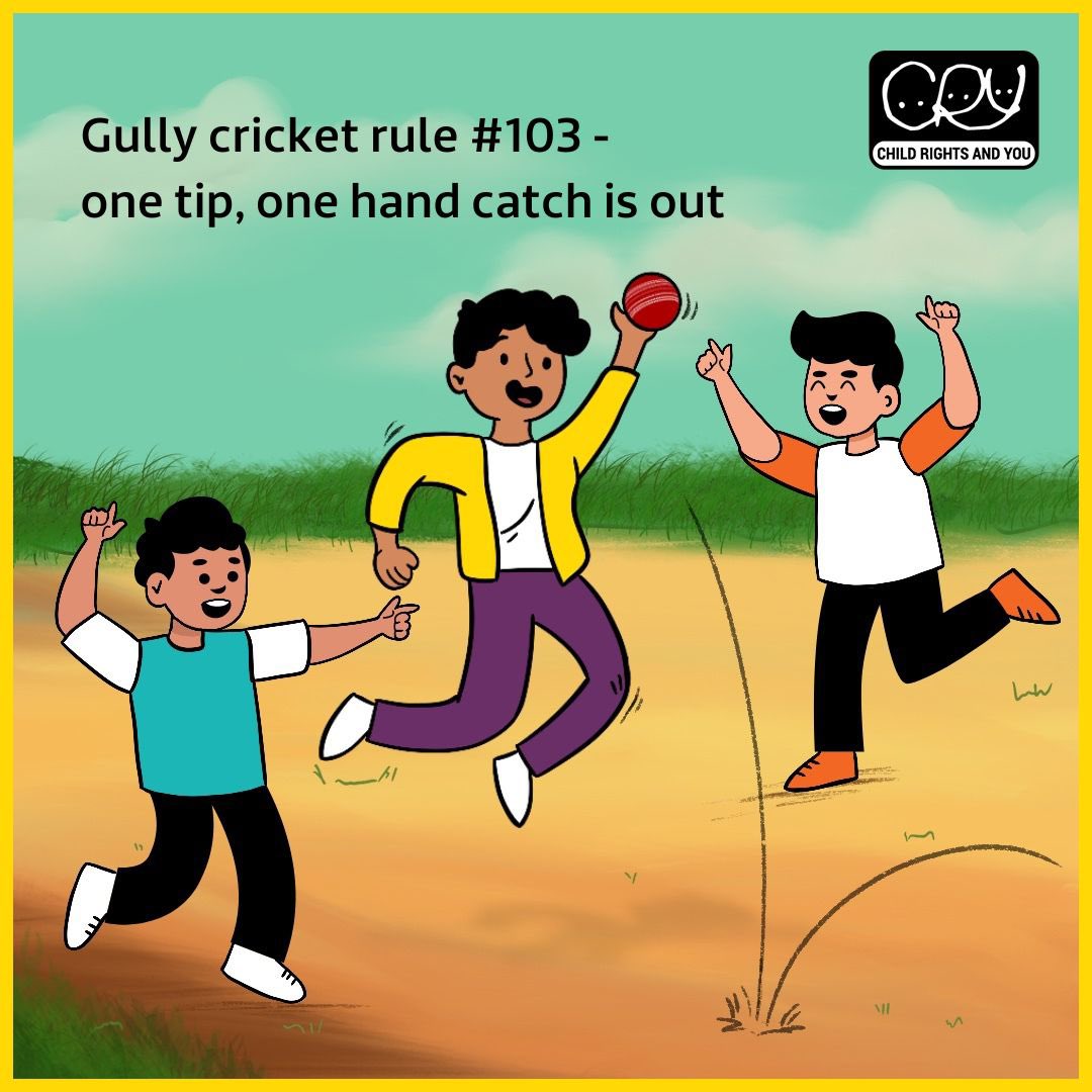 #ChildhoodCricketMemories There is something timeless about gully cricket rules - you can always go back to them and cherish the old times. 🏏💛 What were some of the other rules in your gully cricket?