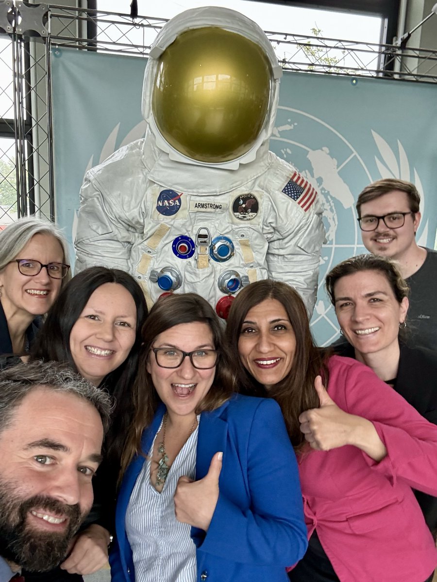 ✨At @USUNVIE, we love outer space! Our team is strongly committed to fostering int’l collaboration to ensure peaceful #SpaceExploration. We work closely with @UNOOSA to tackle critical issues that impact all nations.🌍Join us this #SpaceDiplomacyWeek in celebrating the many…