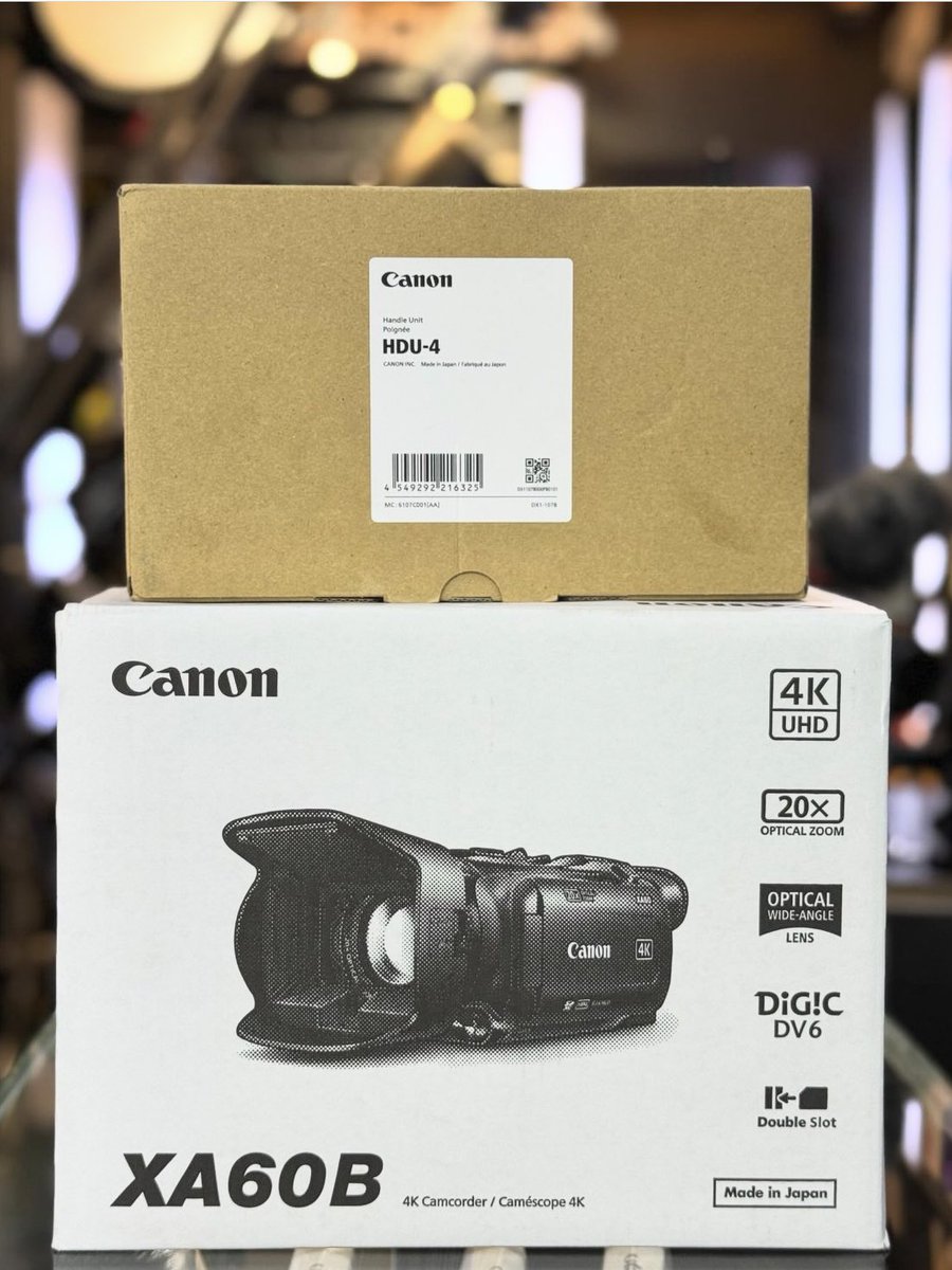 Camera recommandée pour les reportages. 📹🚀

🎥  Canon XA60B
💰 FCFA 850.000

#canoncamera #canonxa60 #motion19