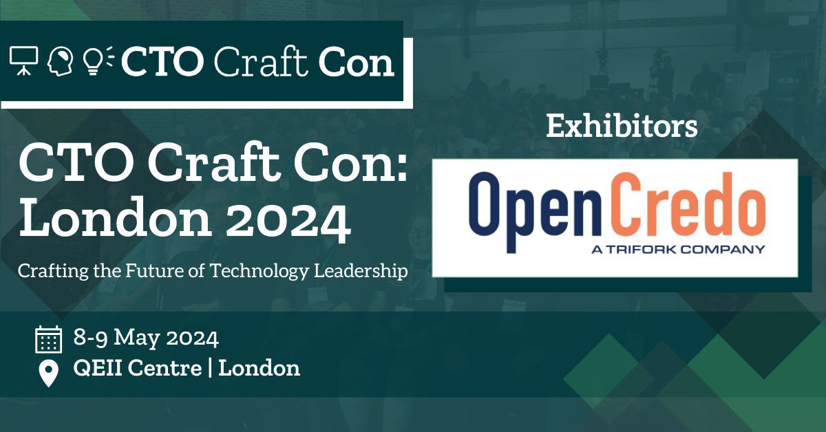 This years CraftCon 2024 is being held on 7-8 May at the QEII Centre in London! We are pleased to announce that OpenCredo will be sponsoring the event, and we look forward to seeing you there. Find out more here: conference.ctocraft.com/london-2024/ @CTOCraft #CTO #CTOCraftCon