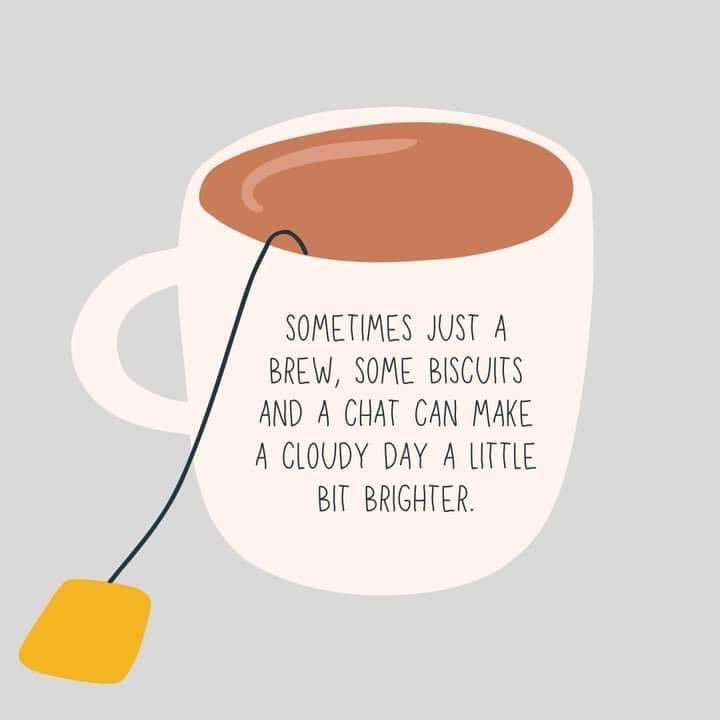 Men! Whether you’re having a bad week, a bad day, or just fancy a brew, biscuit and a chat @andysmanclubuk are there for you! They meet every Monday at venues across the UK. NO booking and NO fee required. Visit andysmanclub.co.uk to find out more. You’re not alone 💙