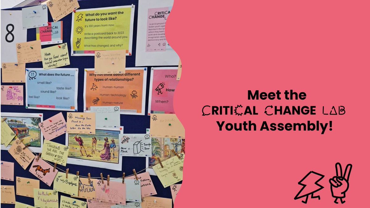 10 jongeren uit 10 Europese landen vormen de #CriticalChangeLab Youth Assembly. Zij ondersteunen Waag en partners met waardevolle inzichten en perspectieven op het dagelijks leven en democratie. Lees meer over hun eerste bijeenkomst 👉 bit.ly/3UnNCMD