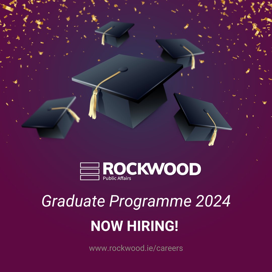 🔊 Our Intern Programme is now accepting applications This is a great opportunity for aspiring professionals to gain hands-on experience in the field of public affairs. Don't miss out on this chance to develop your skills and make an impact Apply now 👇🏻 rockwood.ie/careers/