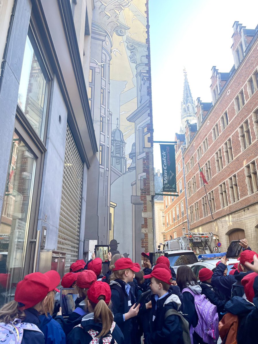 BJAB_PrePrep's tweet photo. #BJABYear3 loved spotting, photographing and learning about all the amazing street art we have in Brussels. We are very lucky to have so much culture right on our doorstep! #BJABinthecity #BJABOpportunities https://t.co/ic28olpffI