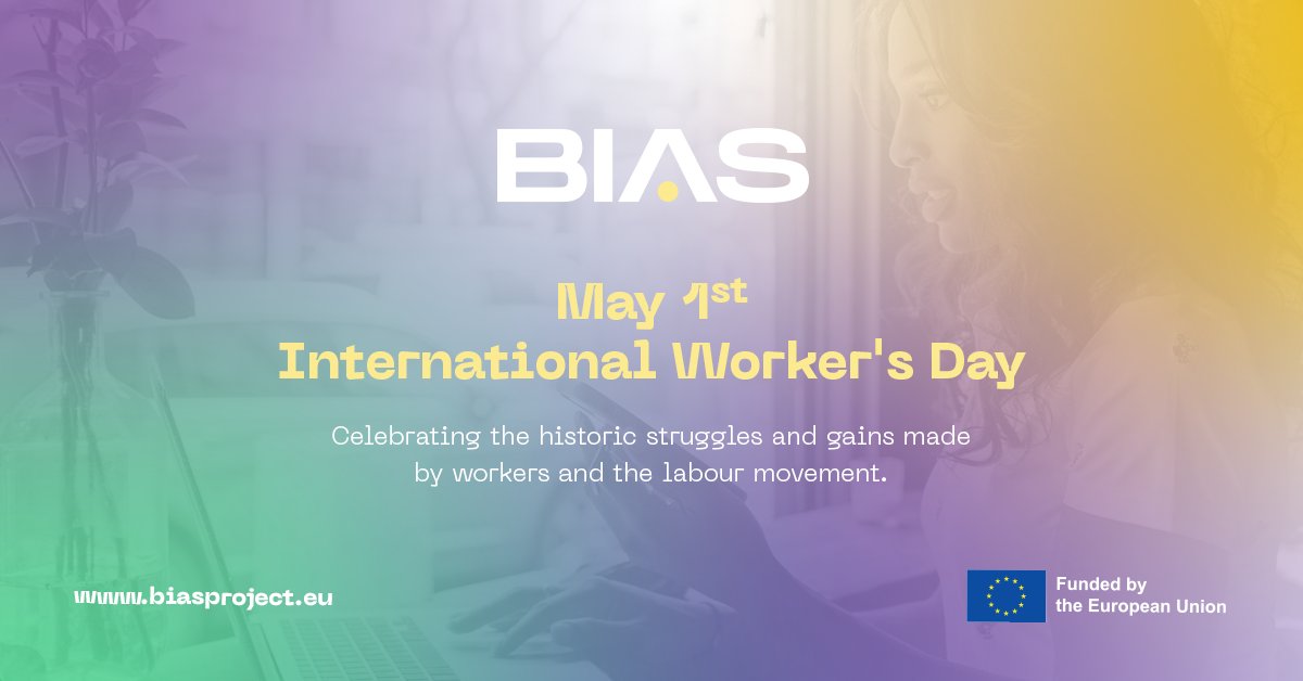 Happy International Worker's Day! 🌍💼 Today, we celebrate the hard work and dedication of #workers worldwide. At the #BIAS, we're committed to ensuring workers' rights and creating fairer #labourmarkets. 💪🤝