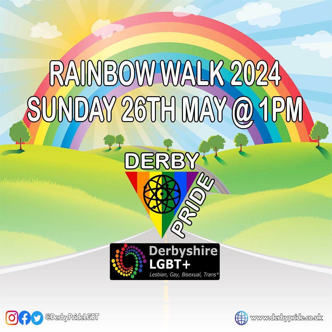 The Rainbow Walk is less than a month away! ✨️🏳️‍🌈🏳️‍⚧️ Be sure to register your place via this link: outsavvy.com/event/14944/ra…