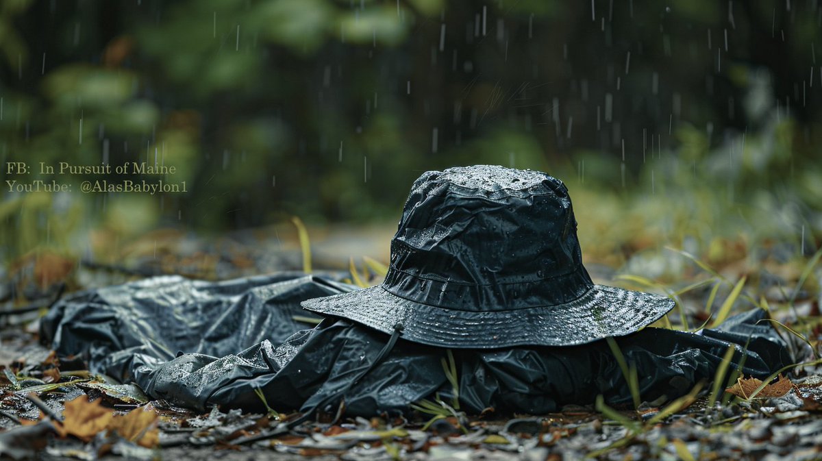 Good Morning, friends.  April showers bring May flowers!  But what does a raincoat and hat left way out in the backyard bring you--in the middle of a storm? 😘

#MondayMotivation #MondayMood #Rain #AprilShowers #BeKind